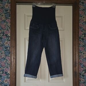 Maternity Cropped Jeans